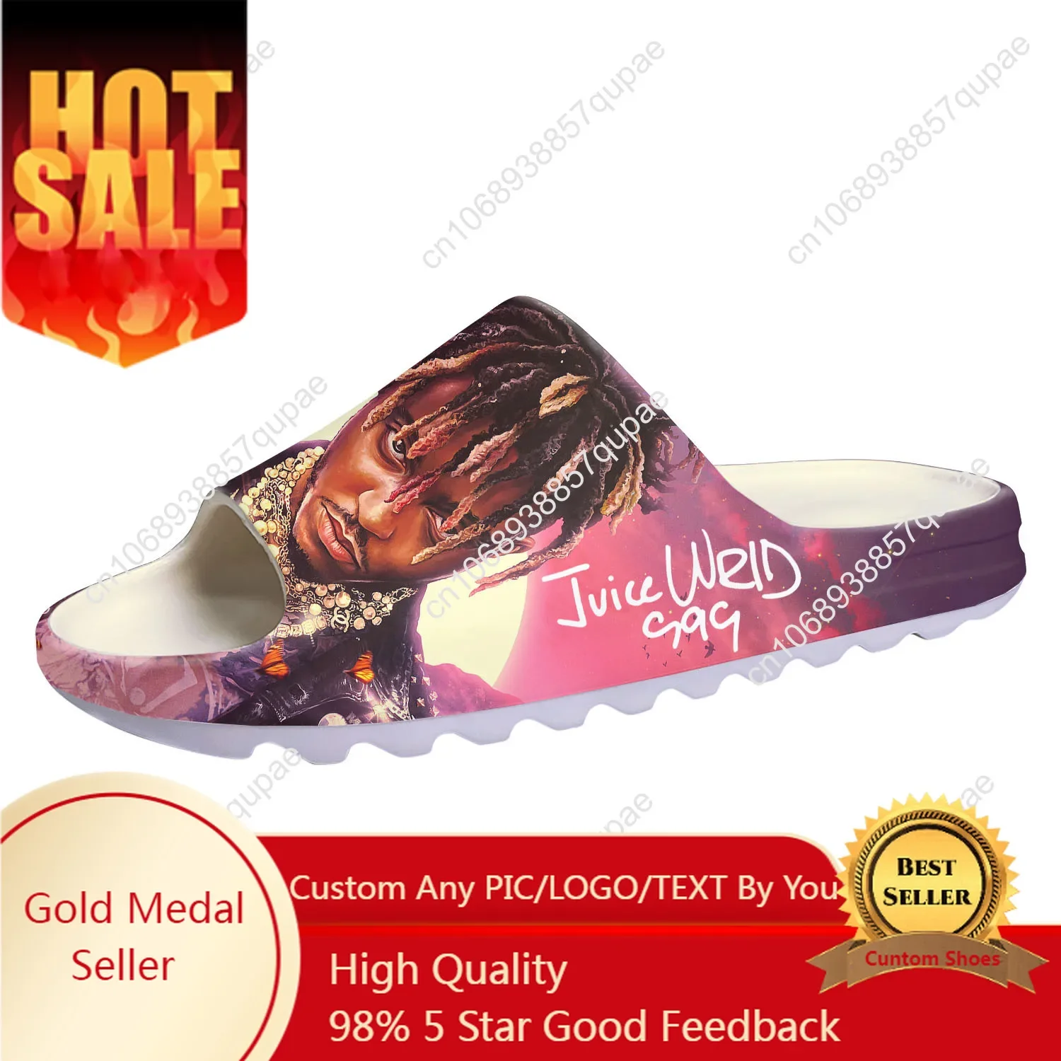 Women'S Shoes Clogs - Juice Wrld 999 Hip Hop Rapper