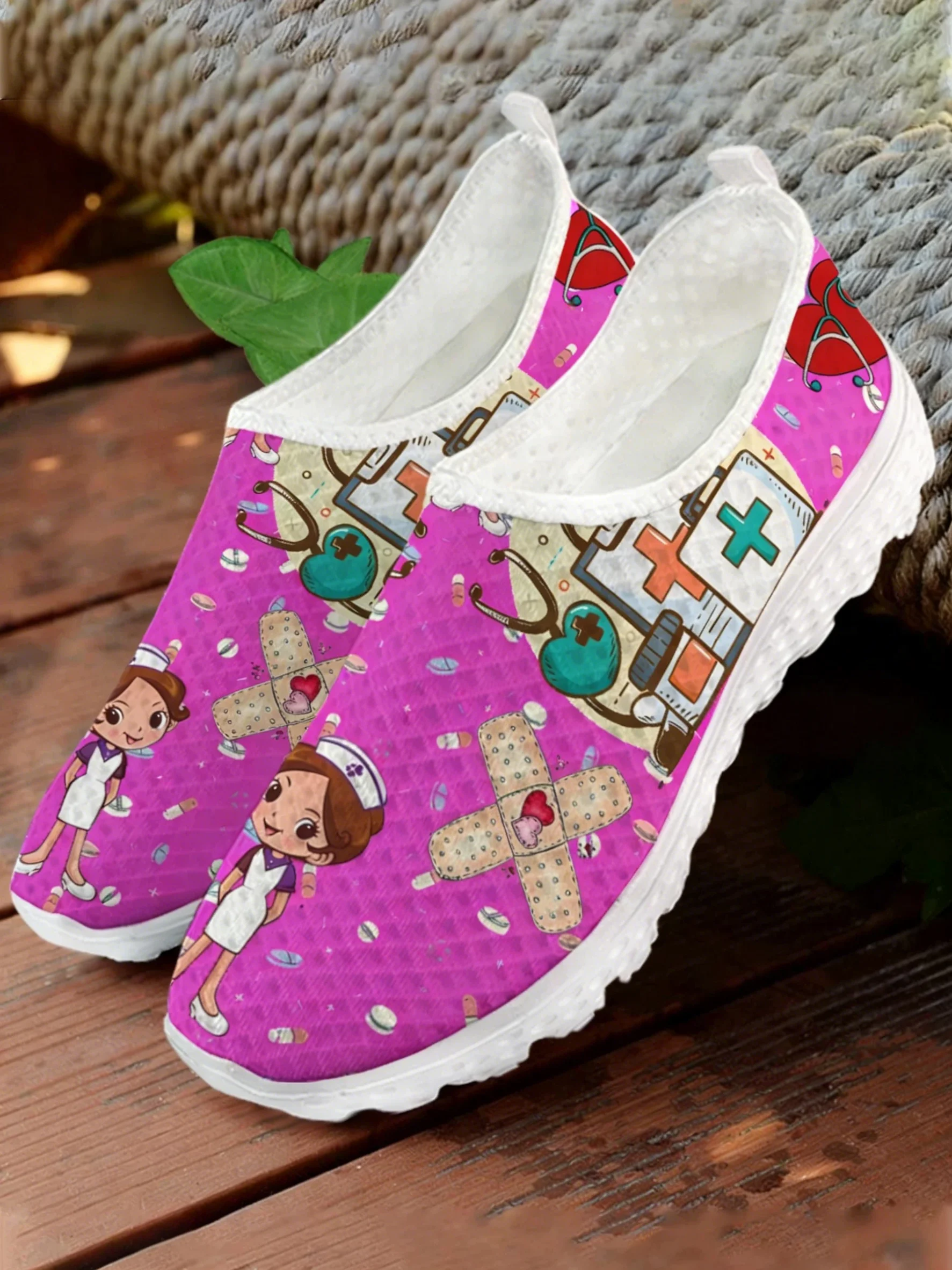 Cute Nurse Doctor Medical Prin - Women Shoes Tennis ulasan dan harga