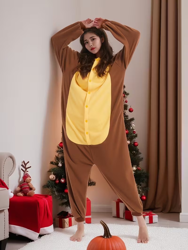 Adult Brown Bear Kigurumi Unic - Women Shoes Xxl ulasan dan harga