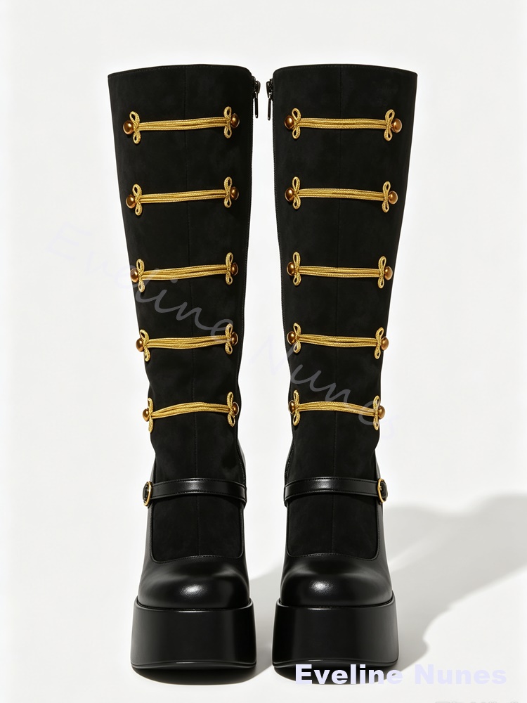 Retro Royal Court Gold Knot Kn - Court Heel Pointed ulasan dan harga