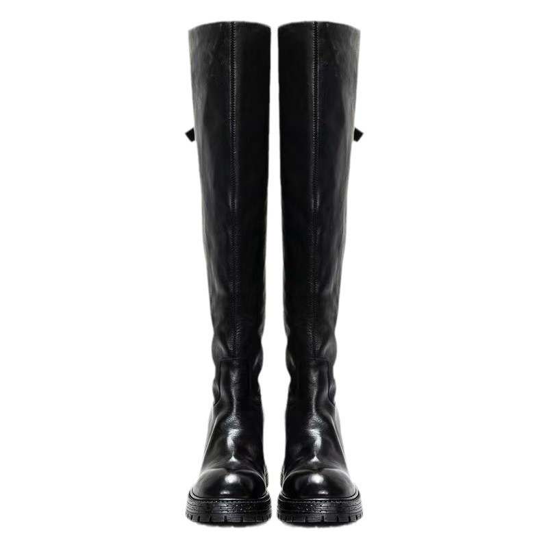 Coarse heeled high heeled boot - Sock Boot Women ulasan dan harga