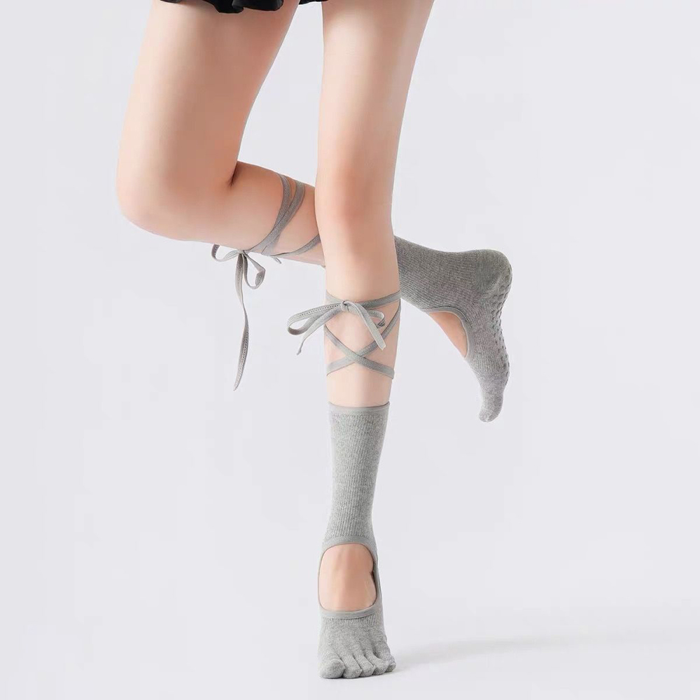 Lace-up Ballet Yoga Socks Wome - Sock Boot Women ulasan dan harga