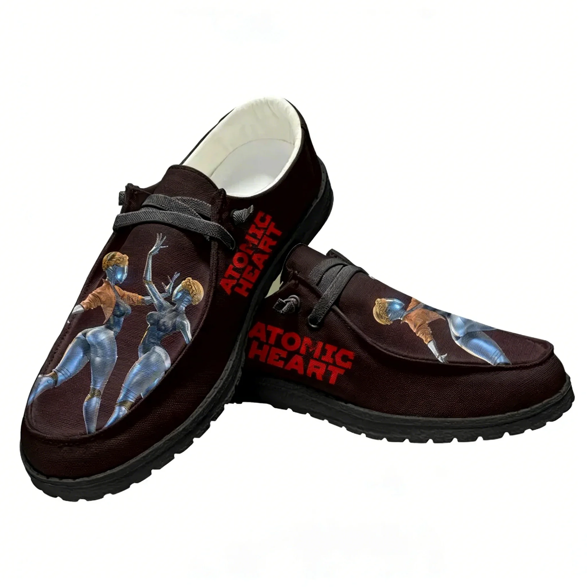Atomic Heart Casual Shoes Flat - Oxford Lace Up Women ulasan dan harga