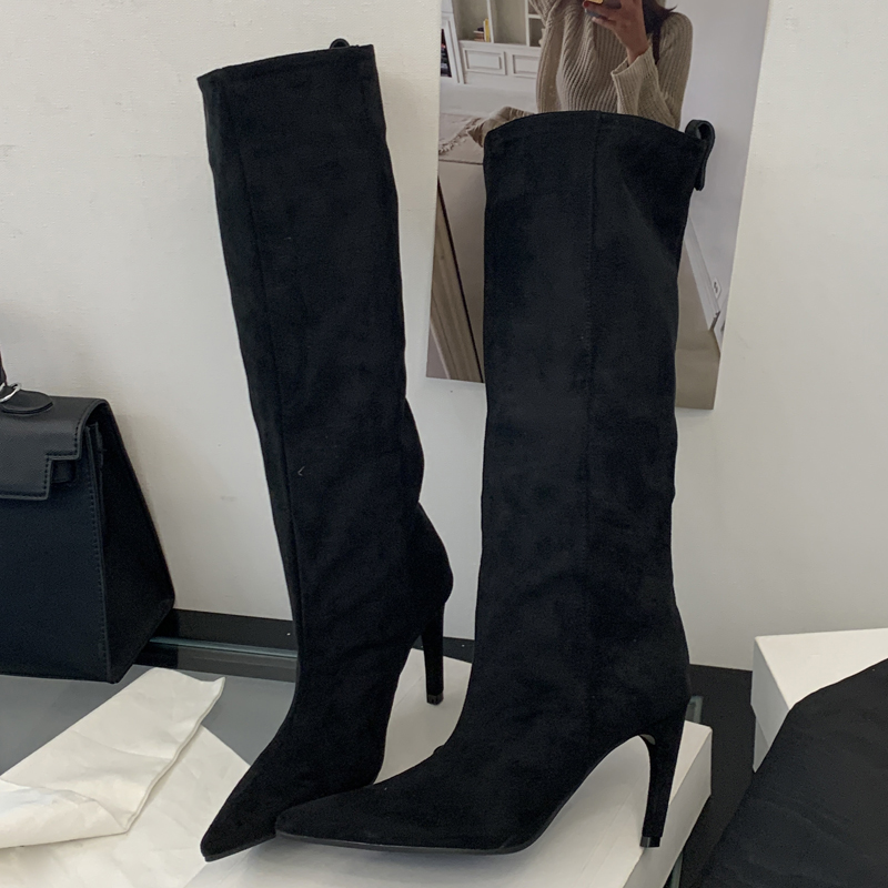 Eilyken Sexy Thin High Heels P - Knee High Boots Women ulasan dan harga