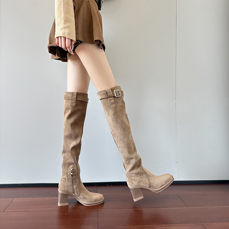 High heeled knee high boots fo - Sock Boot Women ulasan dan harga